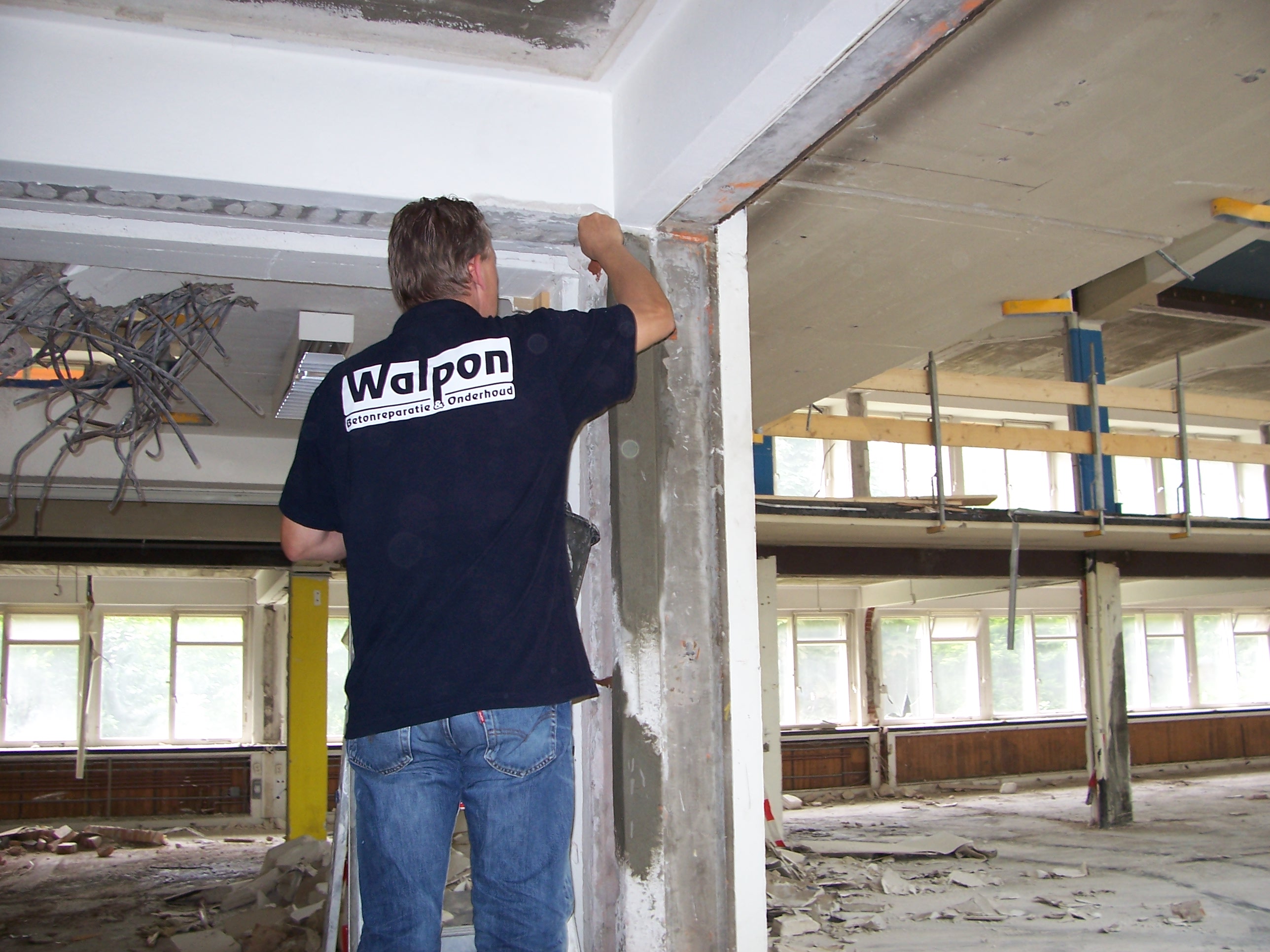 aannemers betonreparatie